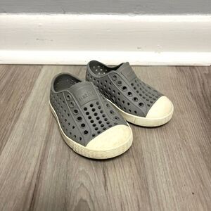 Native Shoes Baby 5 Gray Slip On Rubber Comfort